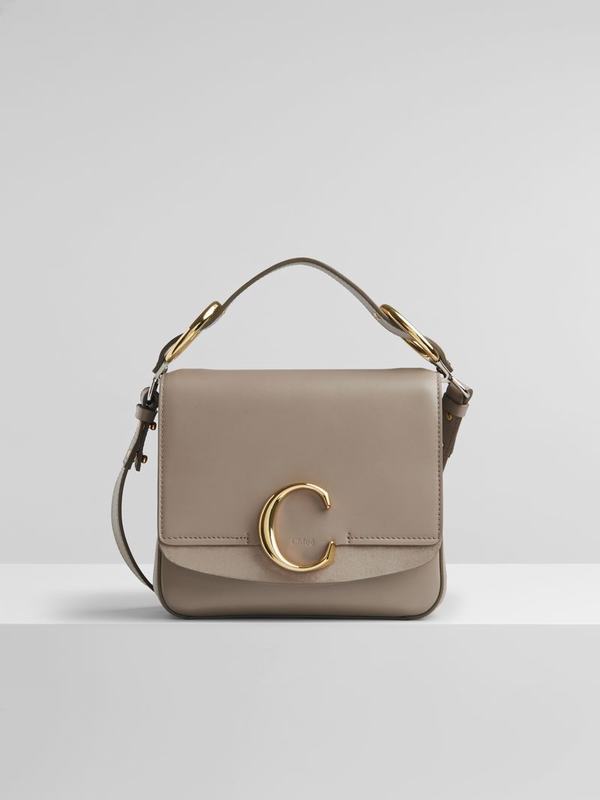 Chloé Bolsos Mujer C Gris Suede Cowhide BQWT46278